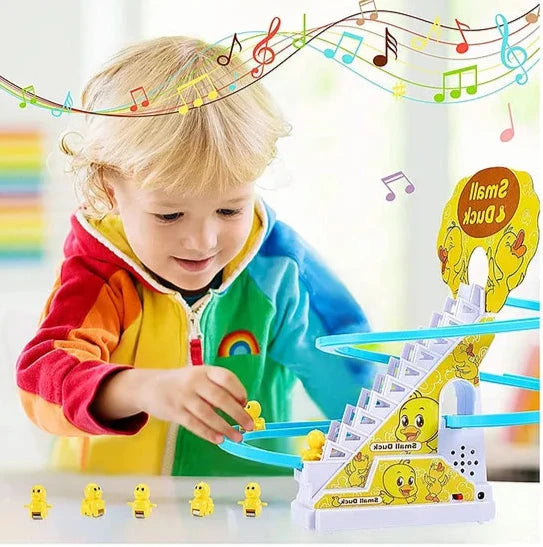 Duckling Climber Track: Lights & Music Fun Race Set 3 Duck Included