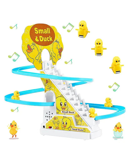 Duckling Climber Track: Lights & Music Fun Race Set 3 Duck Included